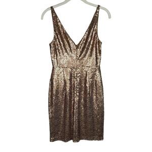 Lulu's Gold Sequin Mini Dress